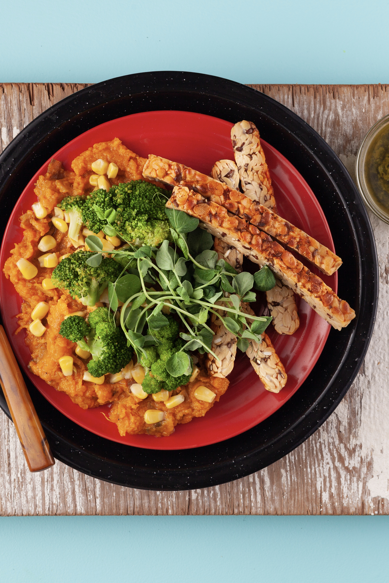 Smokey Tempeh Chimichurri Bowl