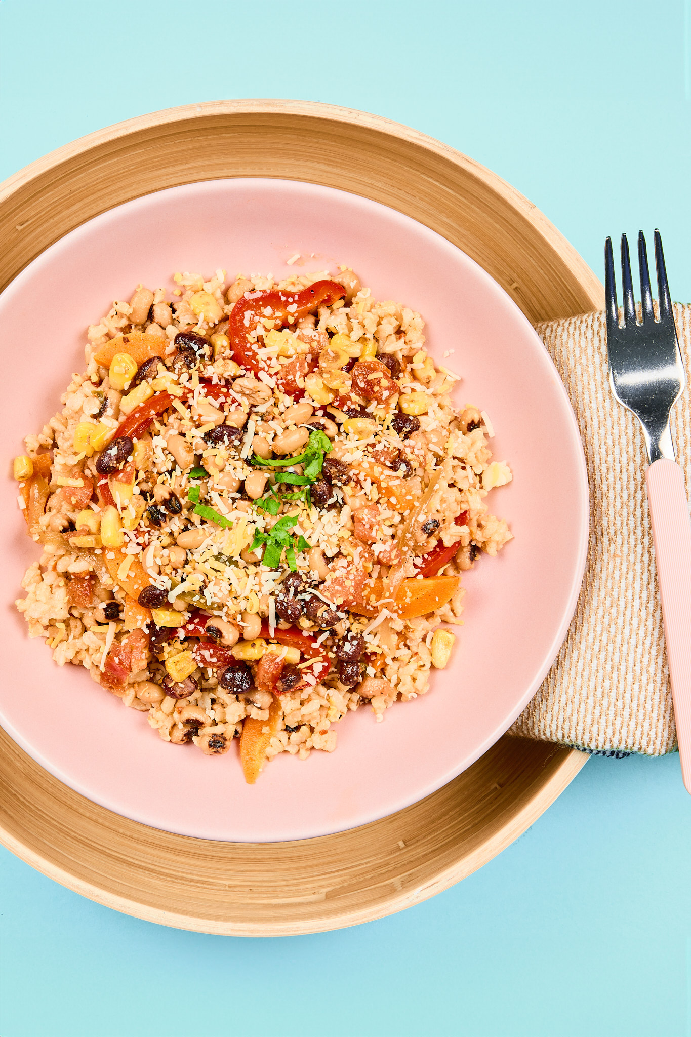 Spiced Bean Fajita Bowl