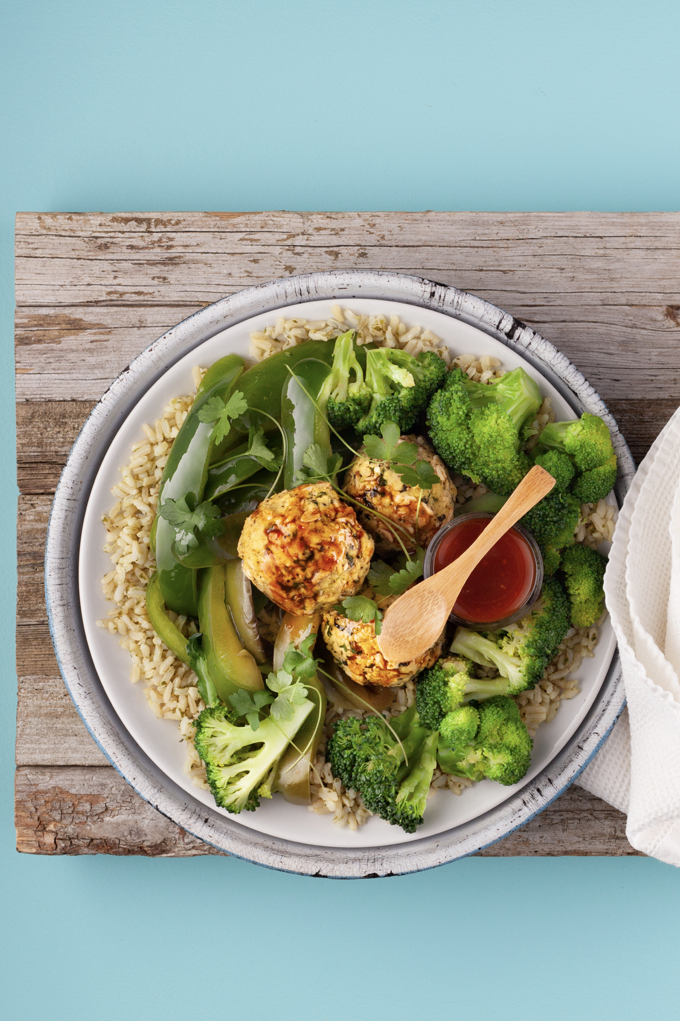 Honey Chipotle Tofu Balls