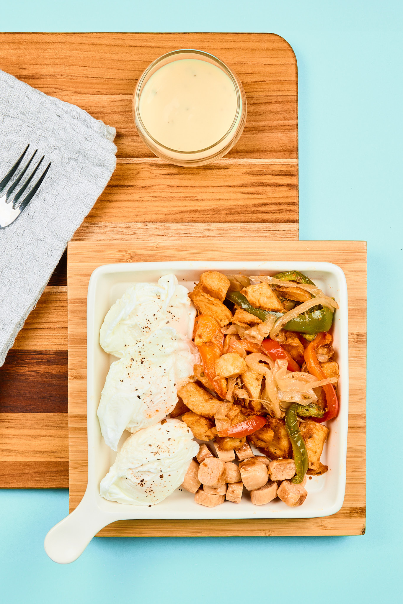 Breakfast Sausage Eggs Benedict