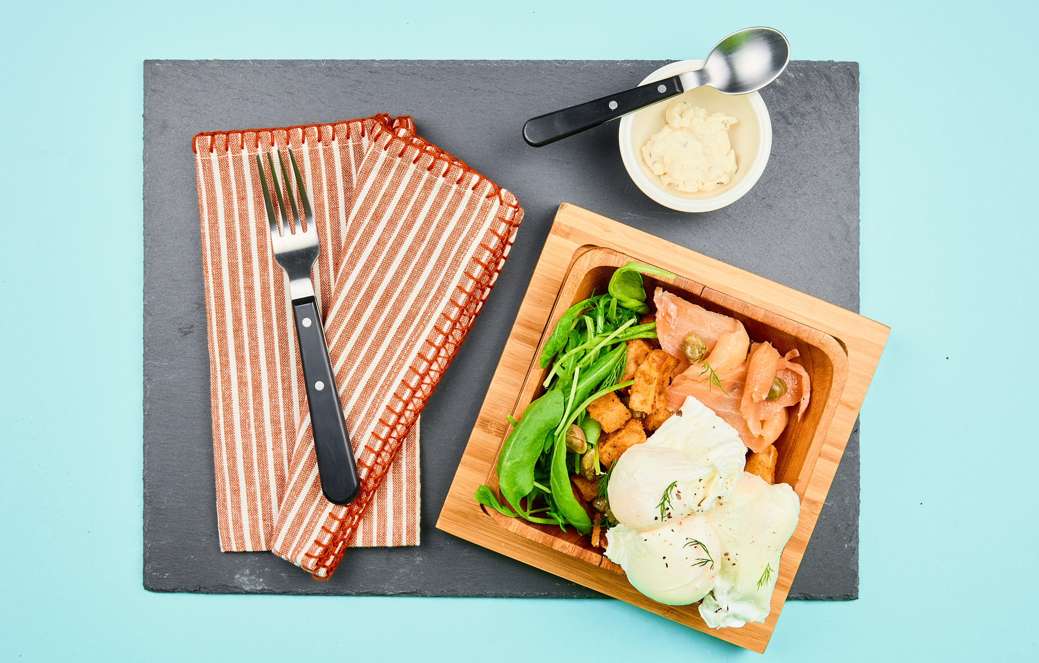 Smoked Salmon Breakfast Bowl with Cream Cheese
