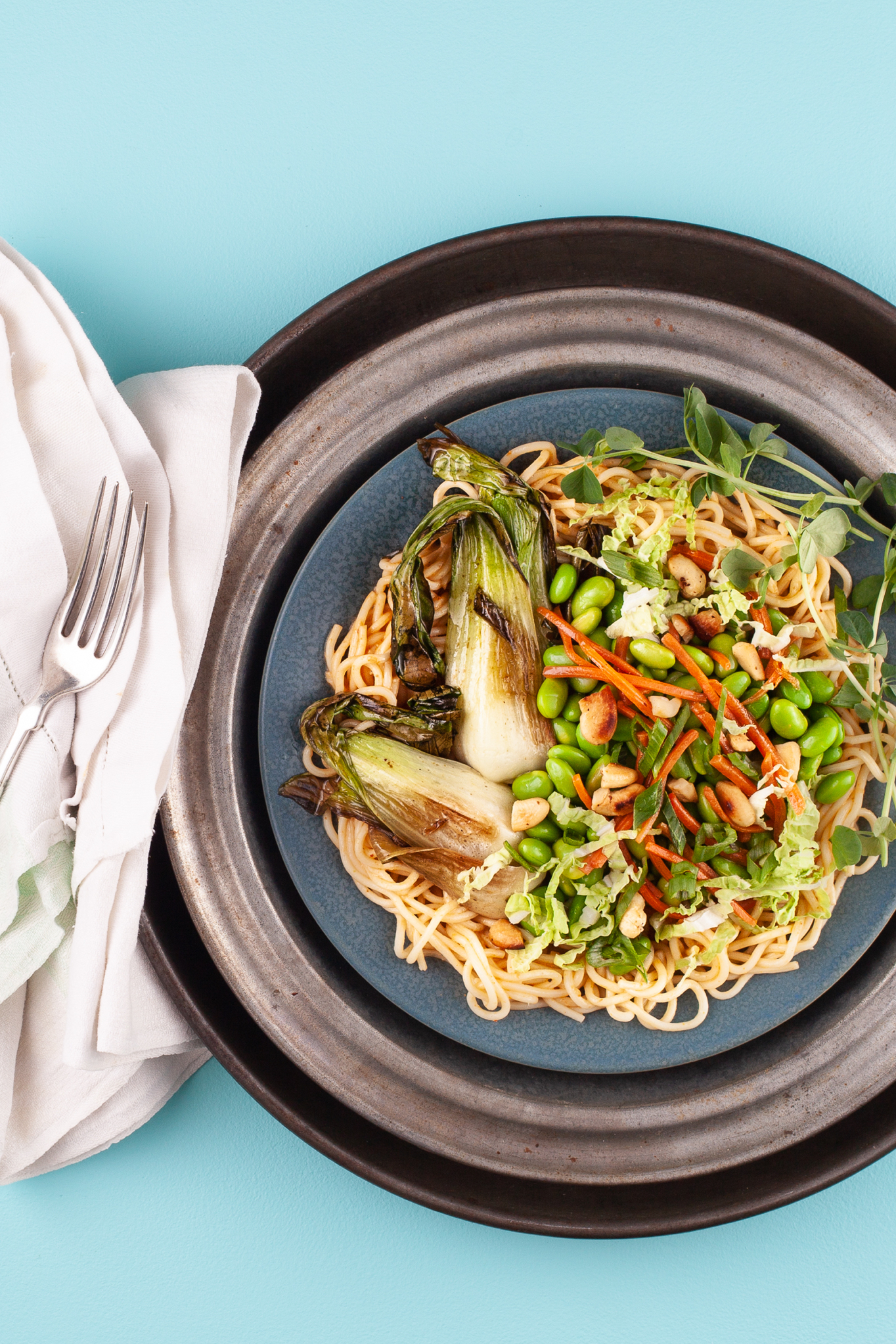 Edamame Panang Curry Lo Mein