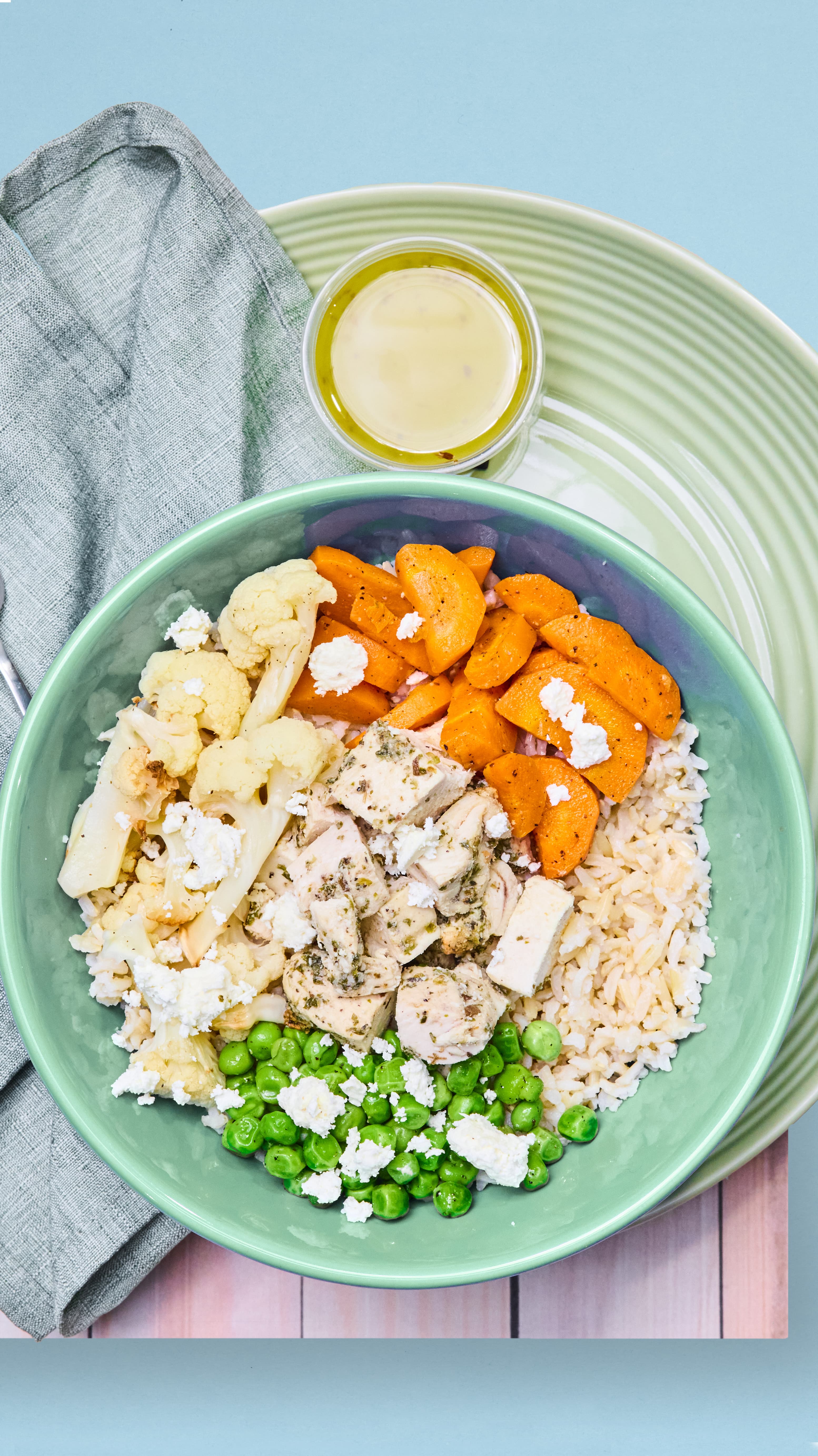 Chicken Feta Bowl