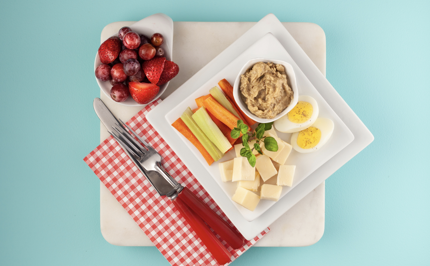 Get Up and Go Breakfast Box with Fruit Salad