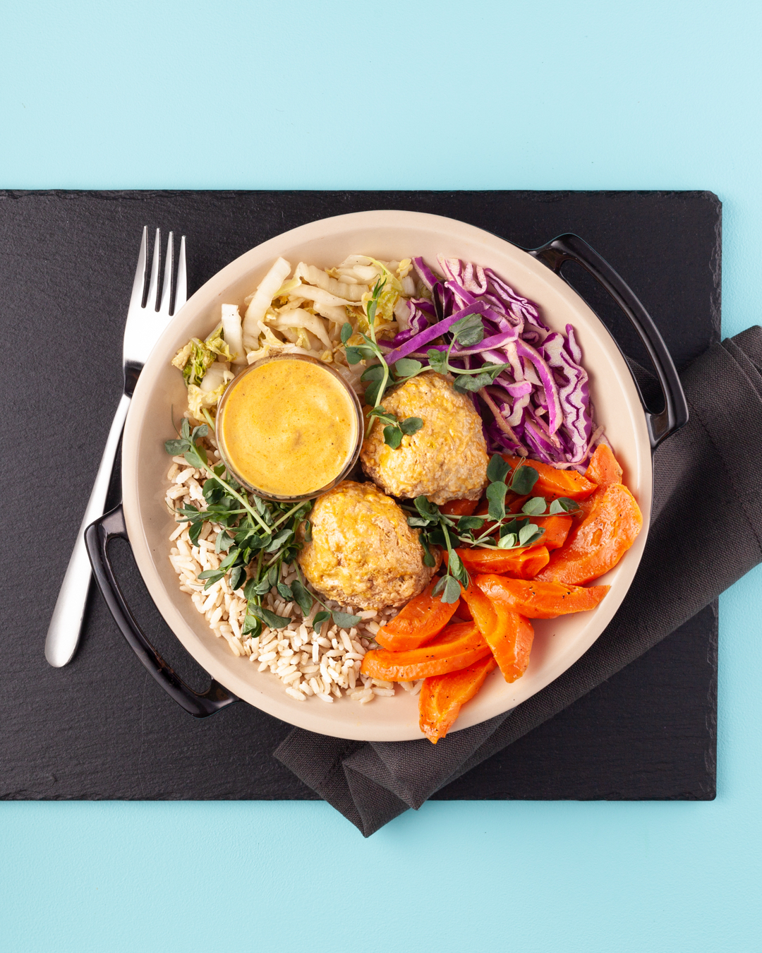 Yellow Thai Curry Turkey Meatballs