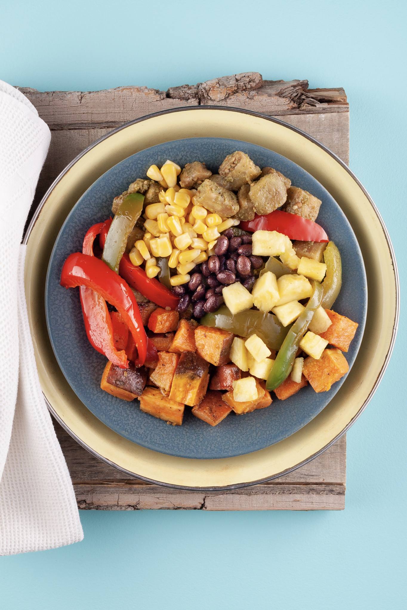 Jerk Eggplant and Black Bean Bowl