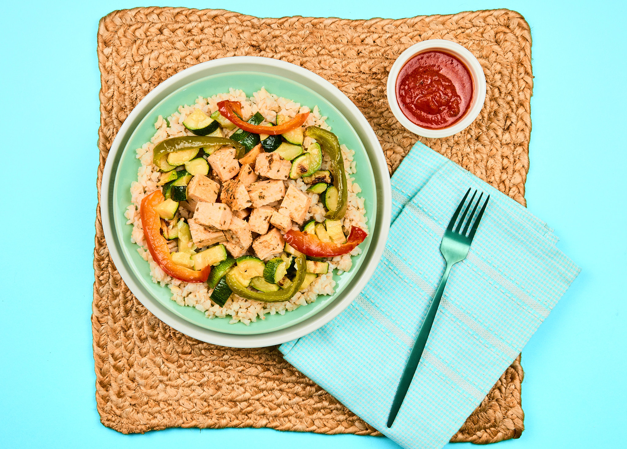 Baked Chicken Parmesan with Herbed Wild Rice