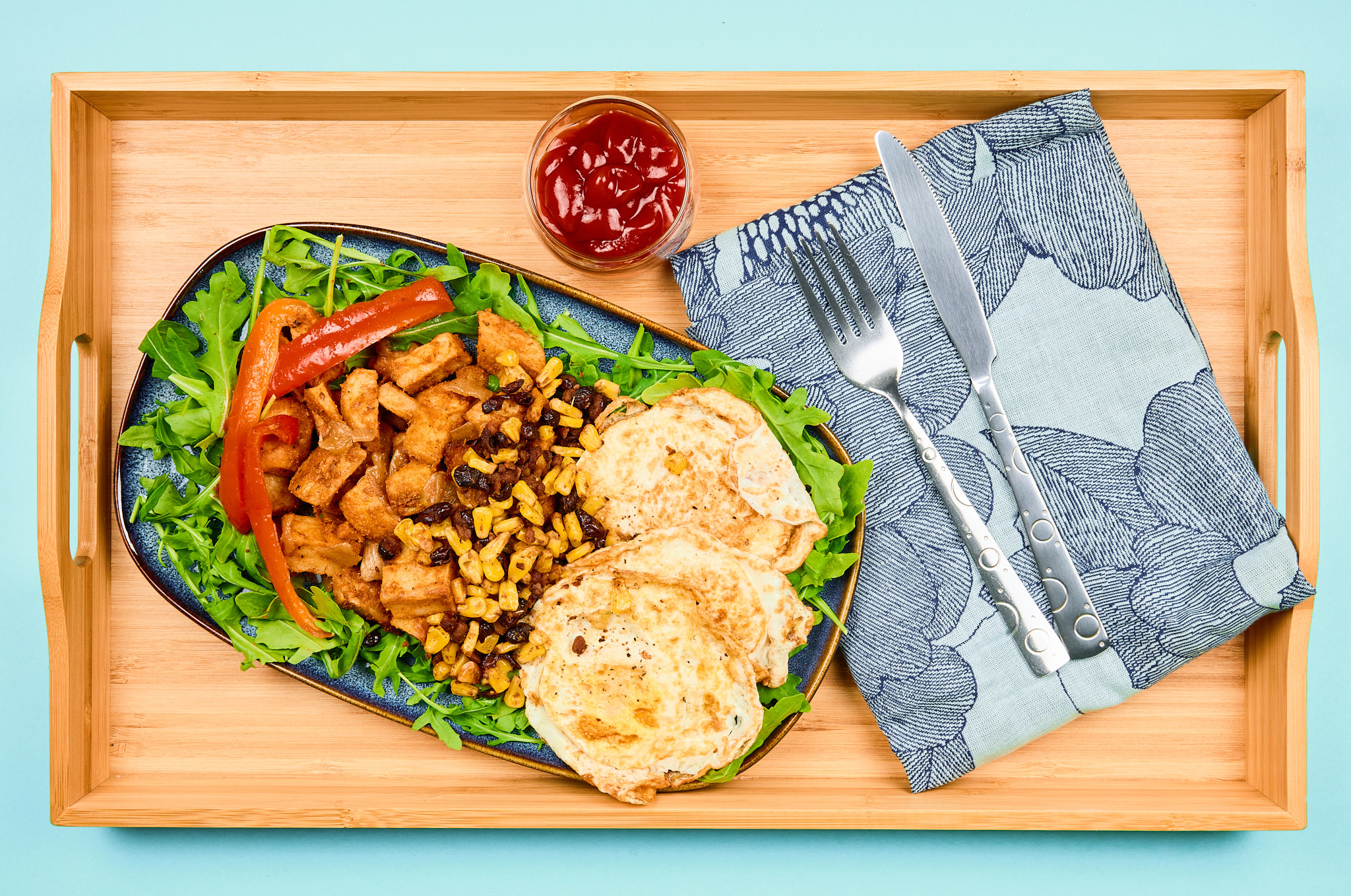 Chorizo Bean Breakfast Hash with Breakfast Potatoes