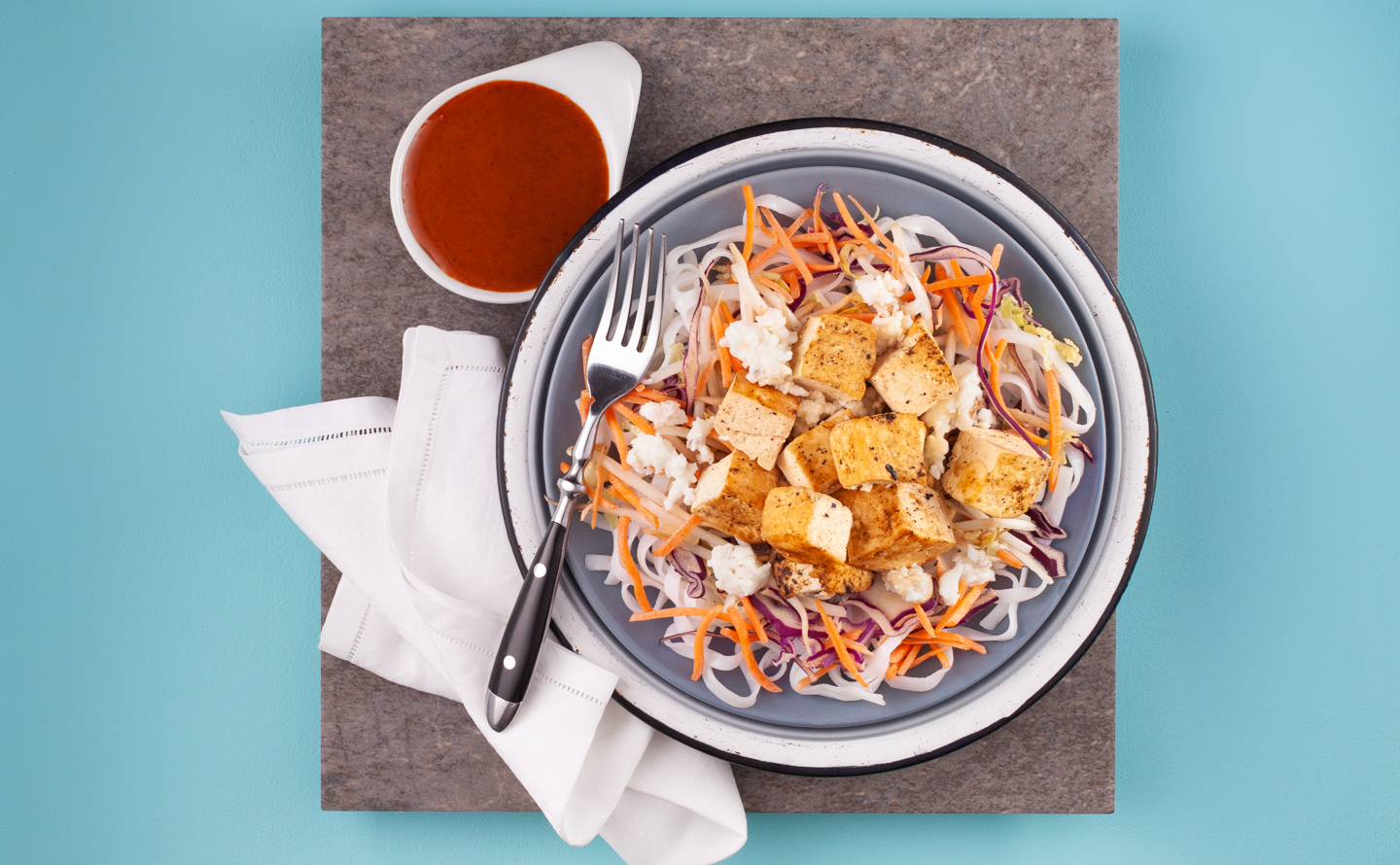 Tofu Pad Thai with Pad Thai Noodles