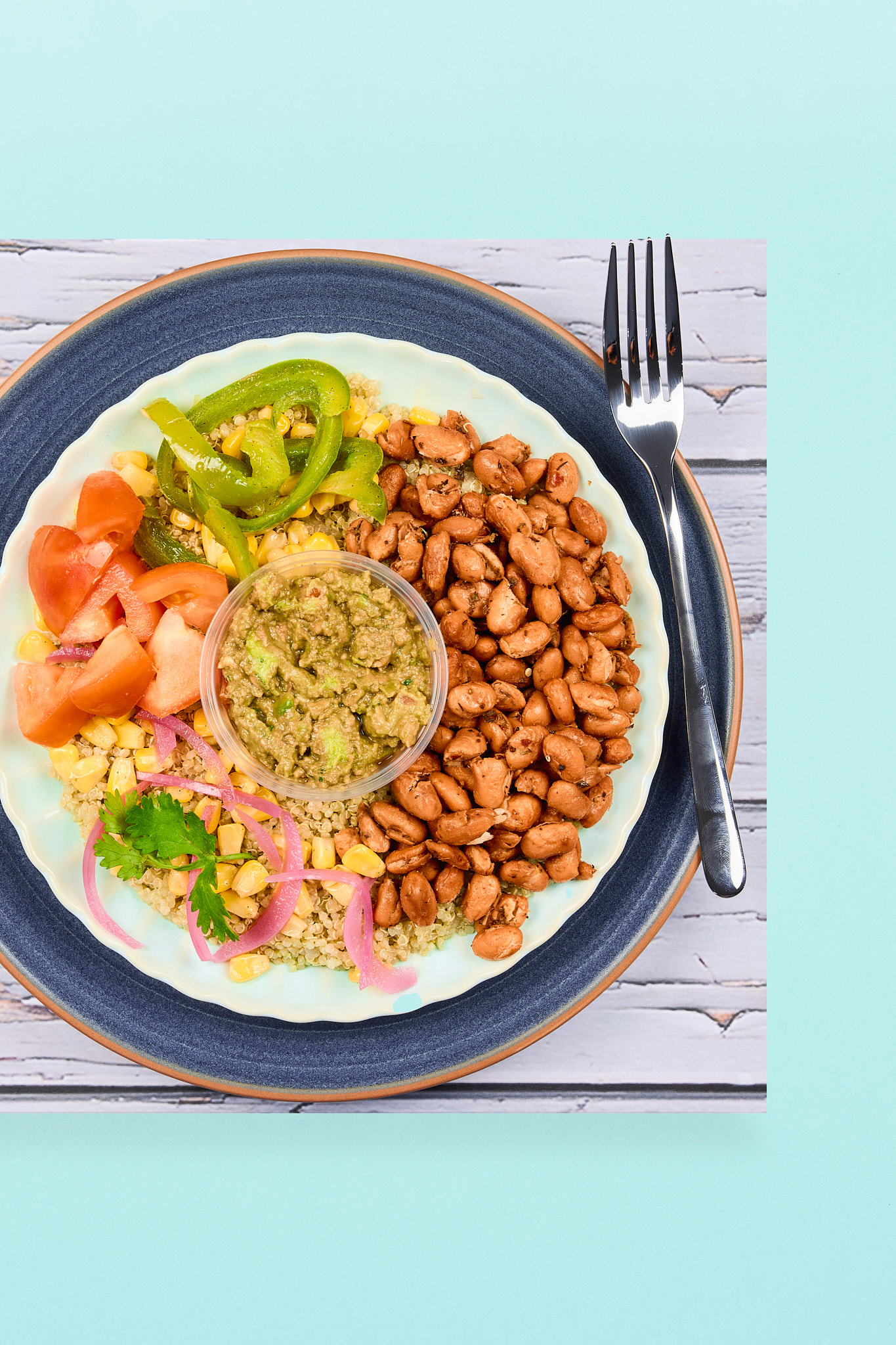 Spiced Beans and Guac Bowl
