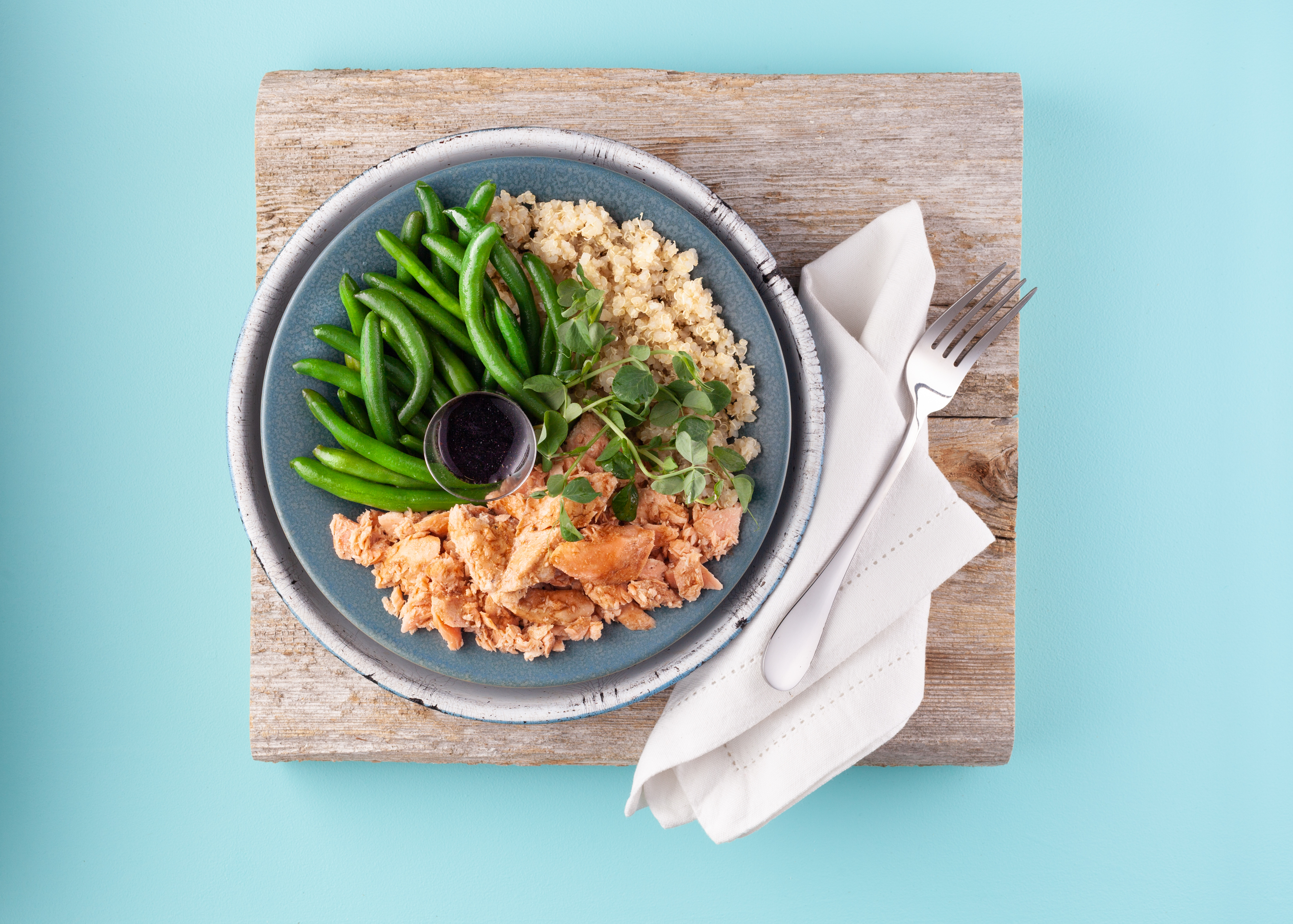 Balsamic Glazed Salmon with Cilantro Quinoa