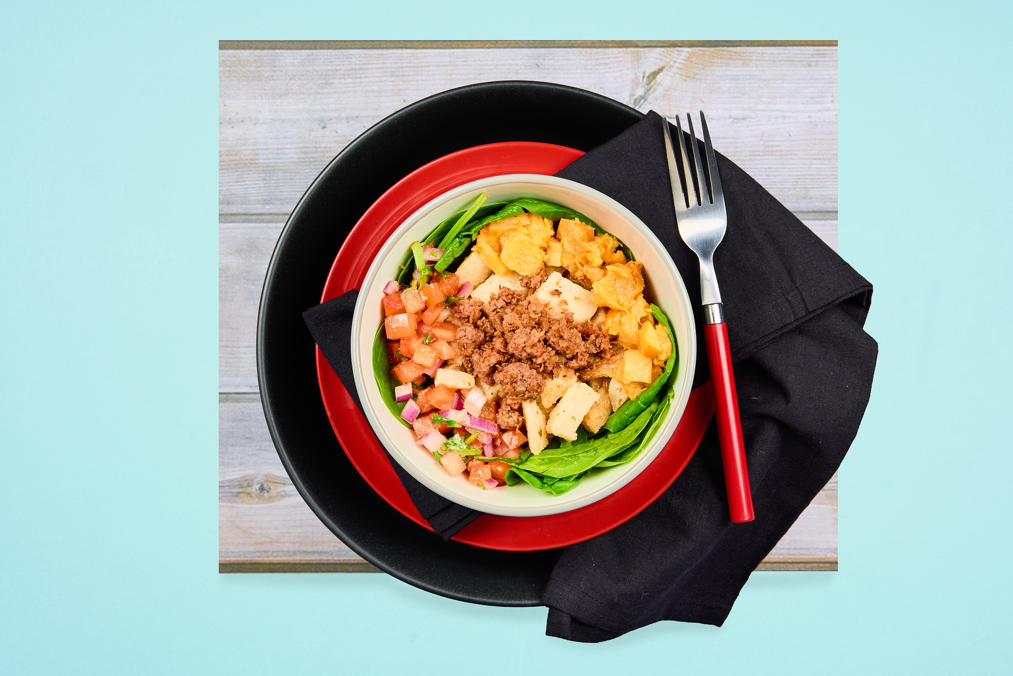 Ground Beyond Meat Bowl with Pico De Gallo