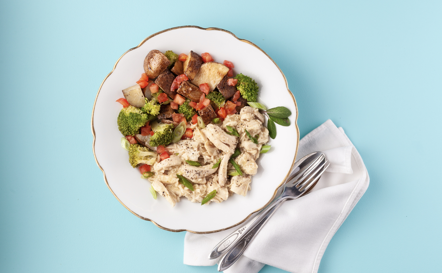 Roast Chicken Bowl with Spiced Quinoa