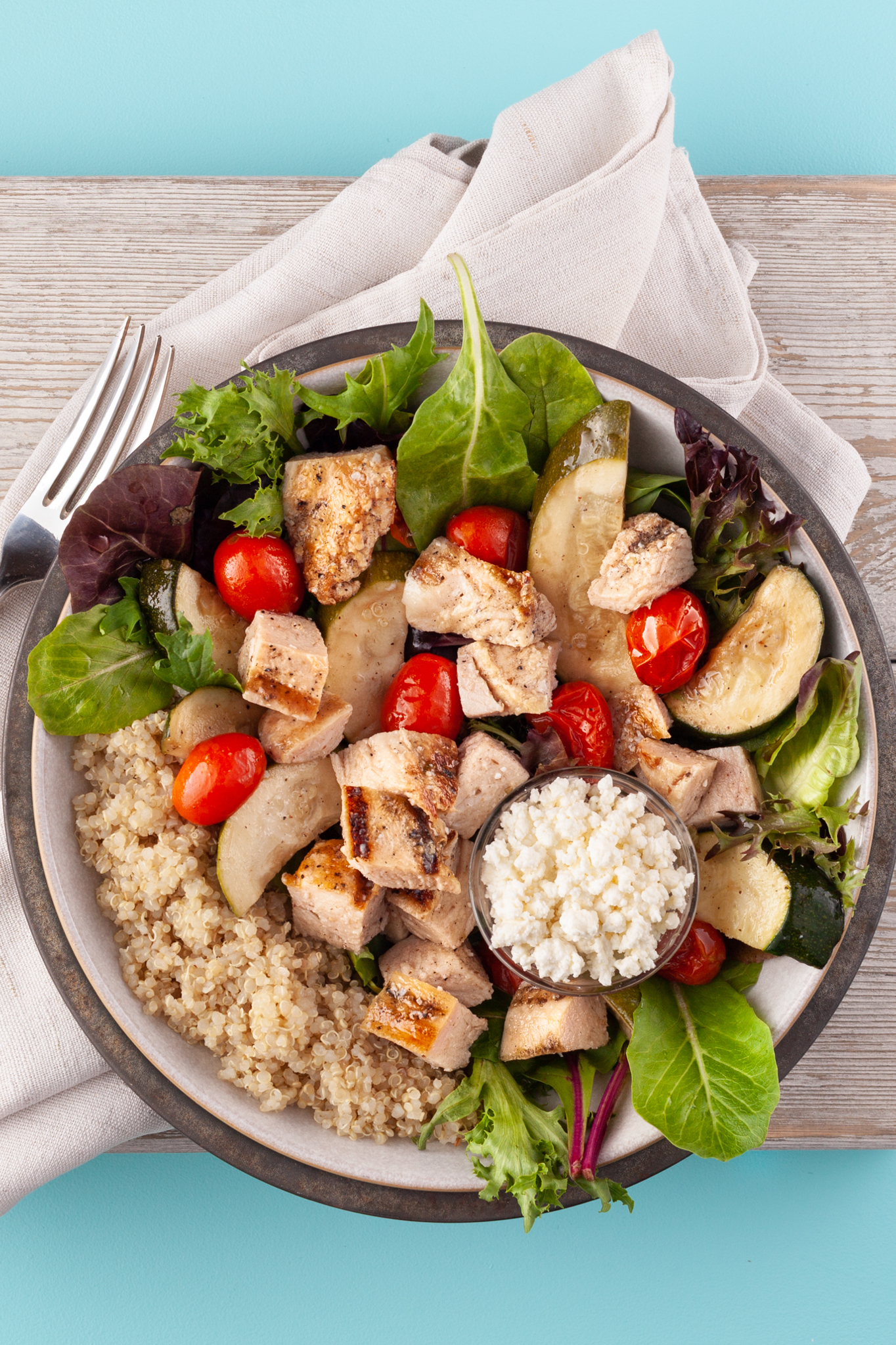 Chicken Goat Cheese Bowl