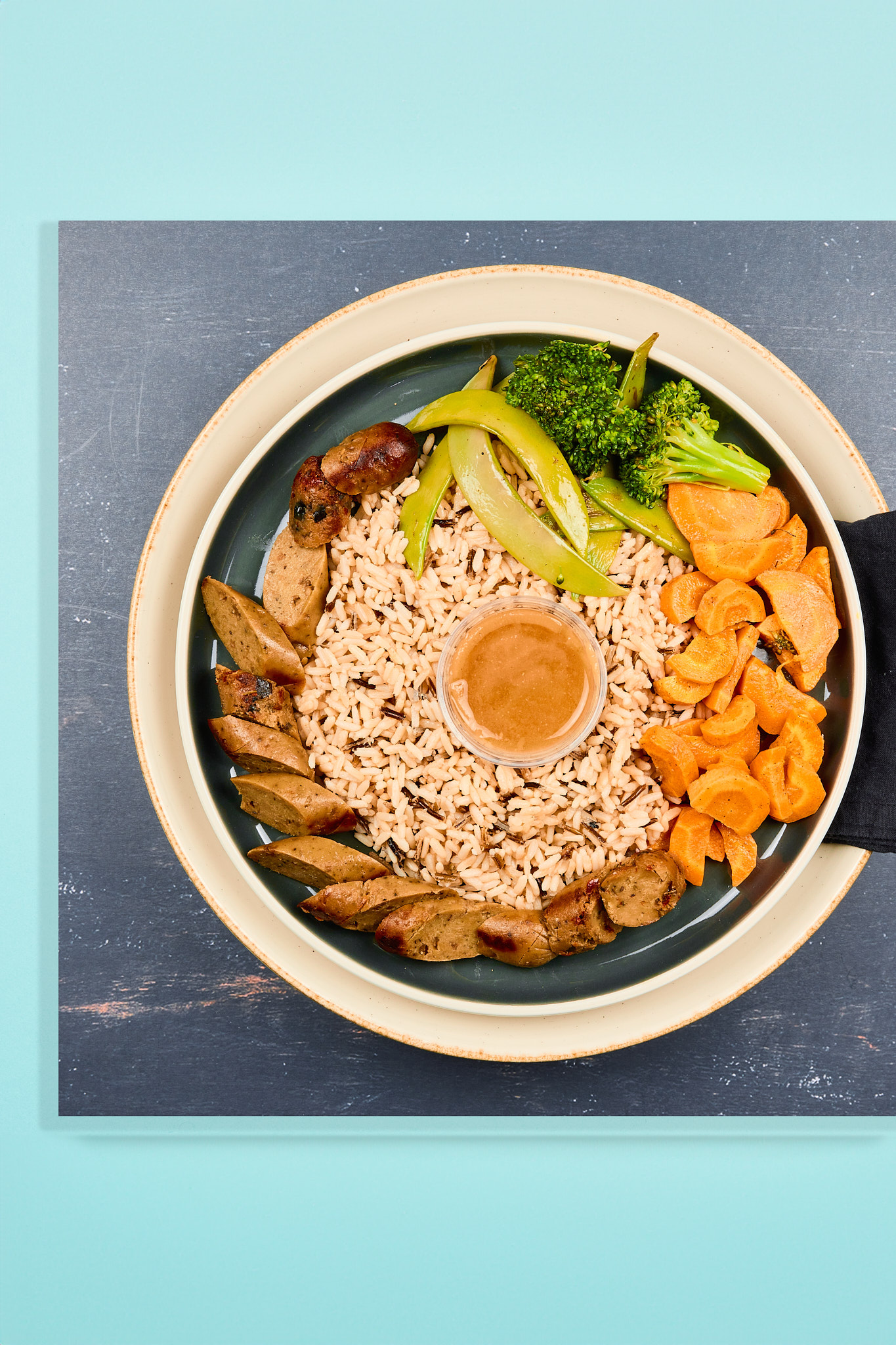 Maple Miso Glazed Vegan Sausage