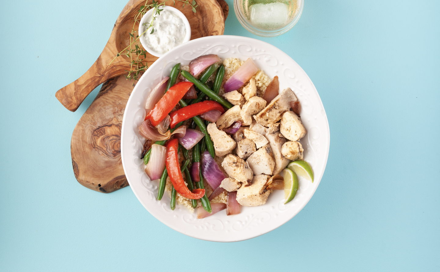 Mediterranean Chicken Bowl with Couscous