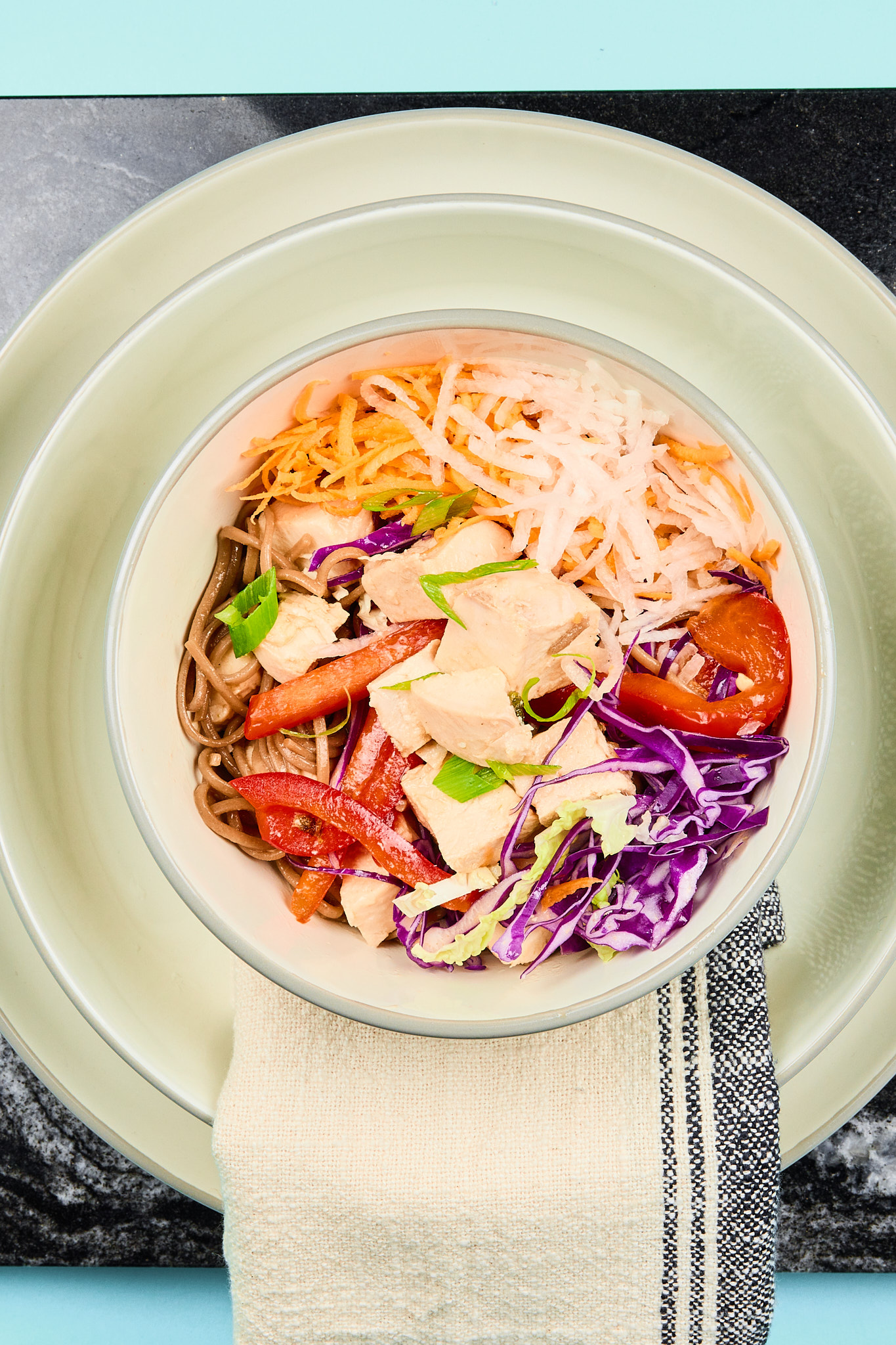 Chicken Soba Noodle Salad
