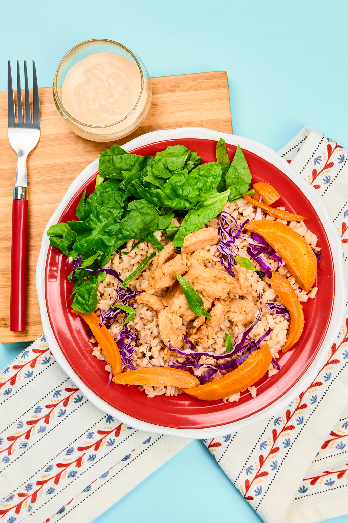 Sweet and Tangy Soy Curl Bowl