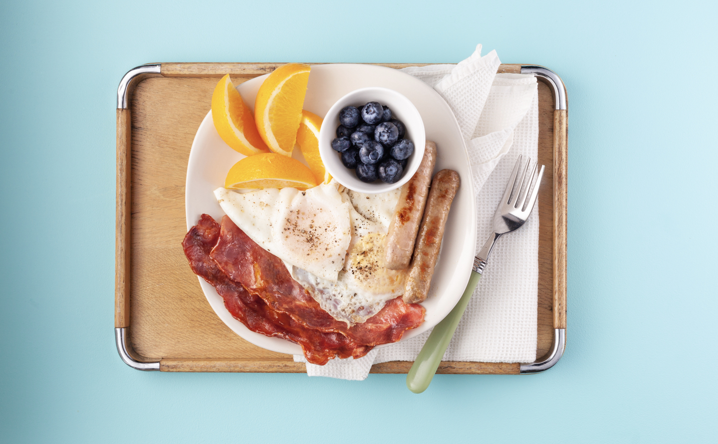 Classic Breakfast with Fruit