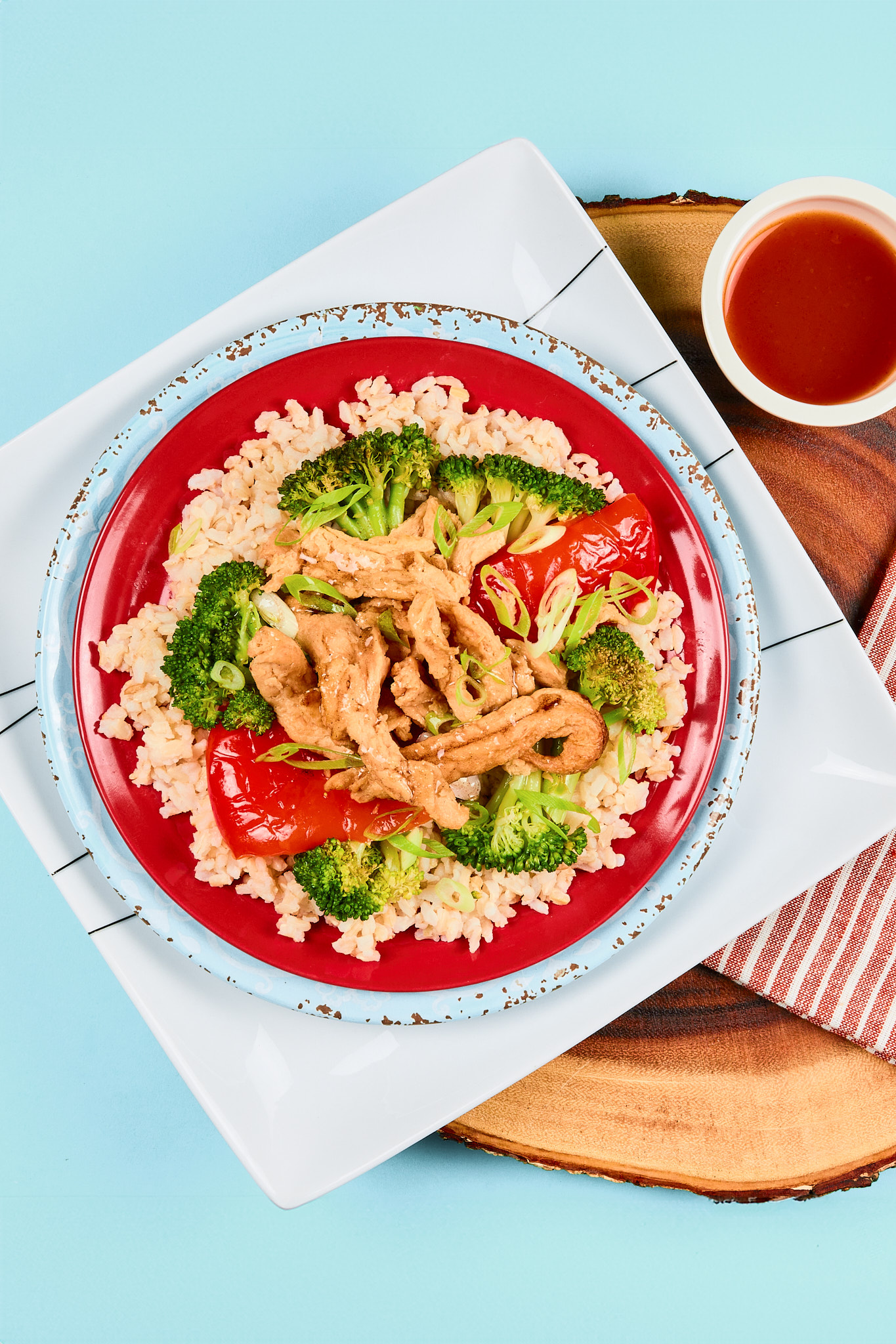 Ginger and Orange Soy Curl Bowl