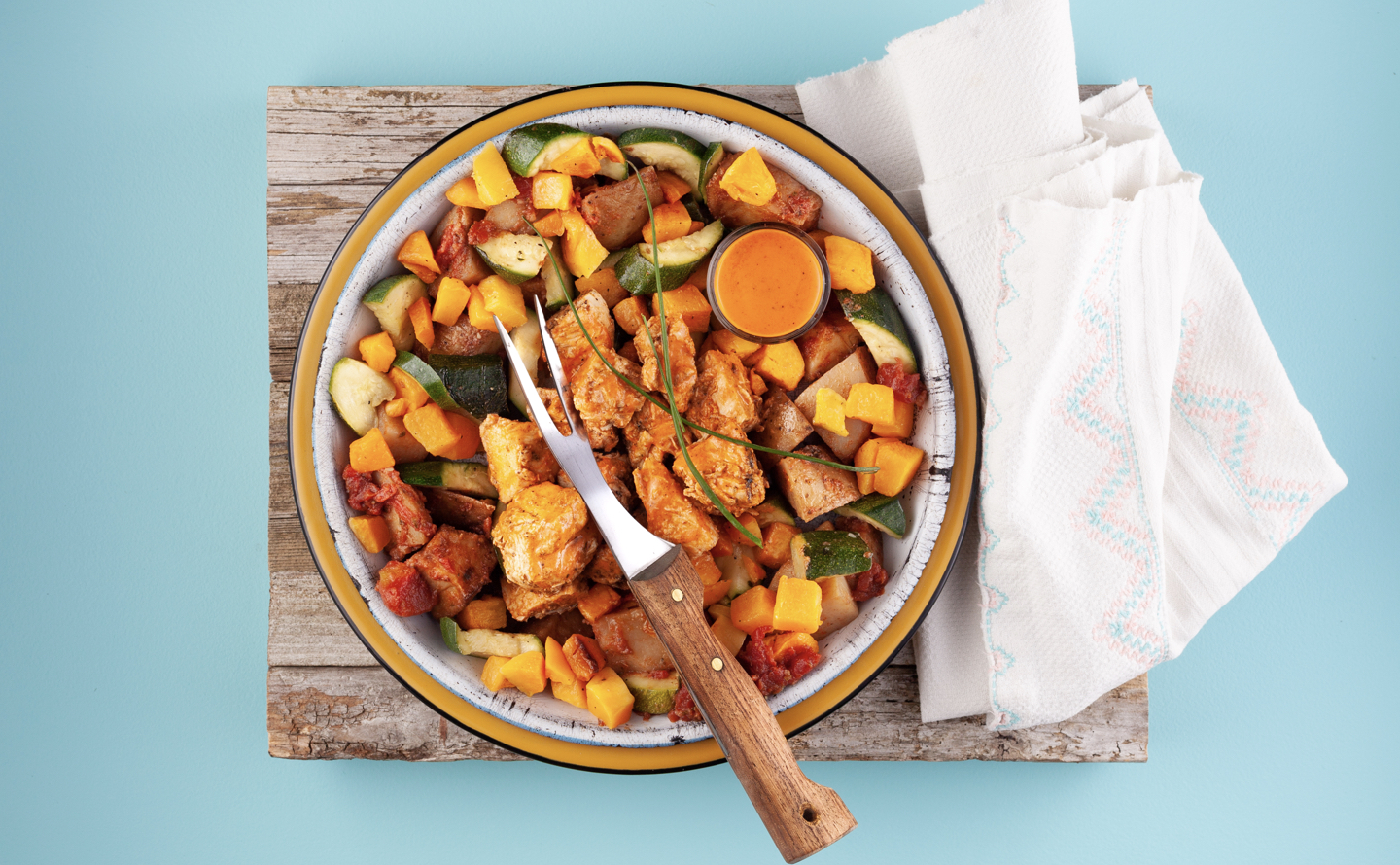 Portuguese Peri Peri Chicken with Spiced Potatoes
