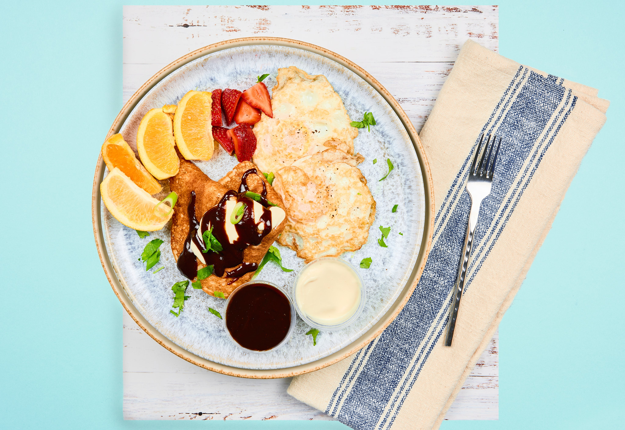 Vittle Okonomiyaki with Sesame Garlic Aioli