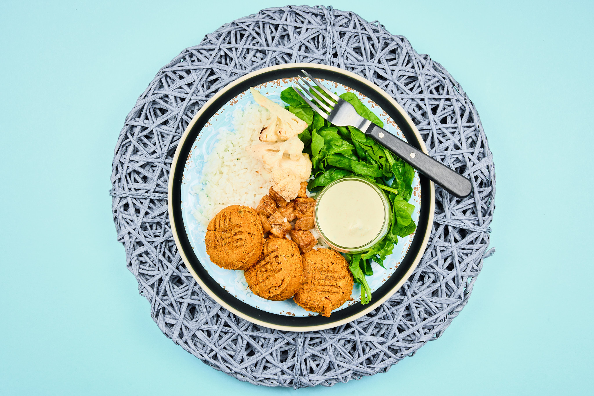 Tandoori Daal Patties with Raita