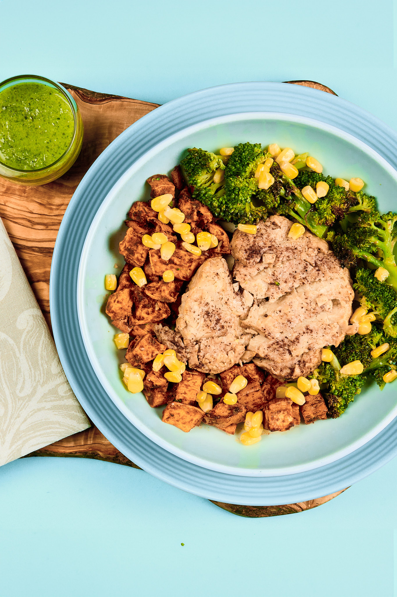 Sumac Seitan with Chimichurri