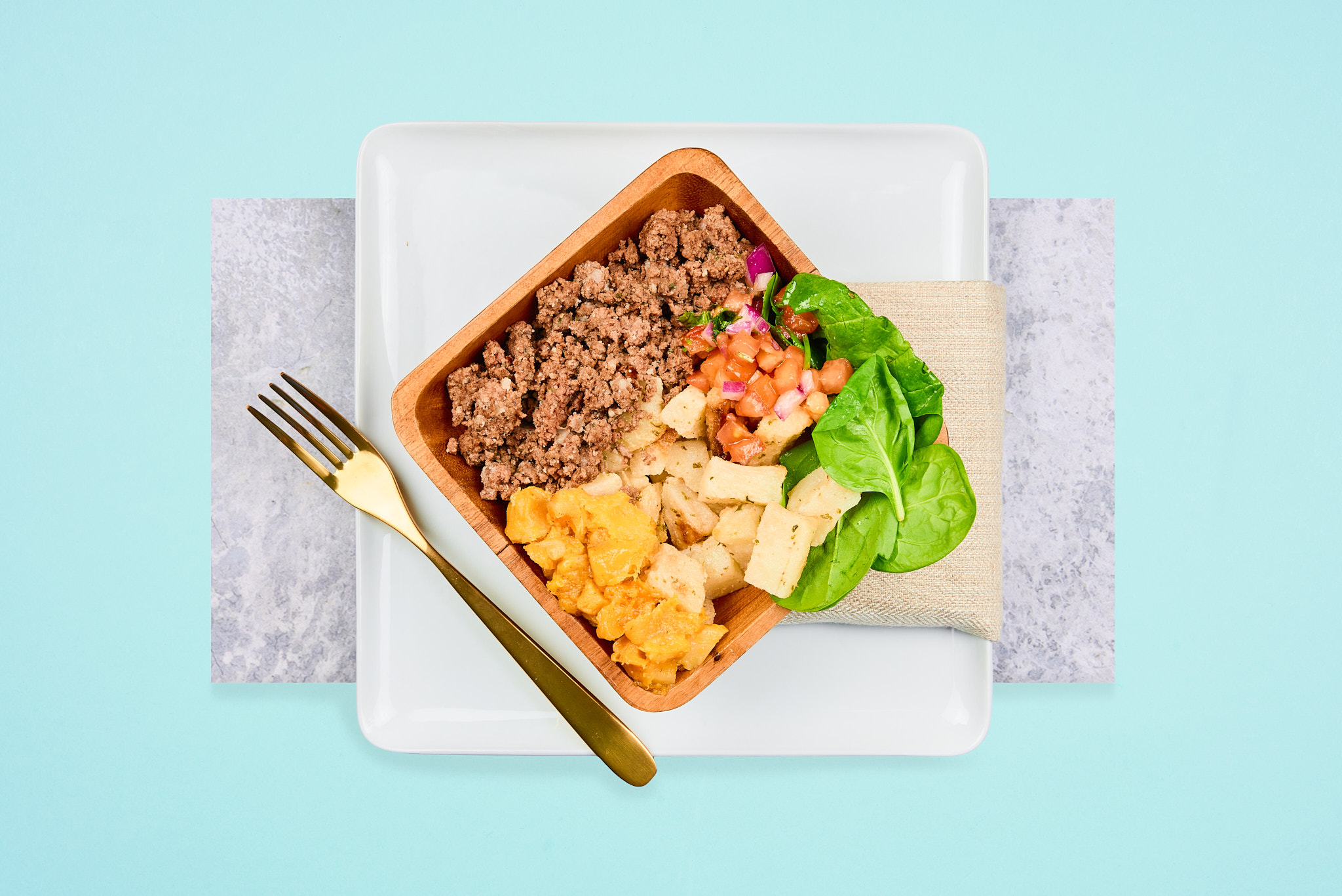 Ground Beef Bowl with Pico De Gallo