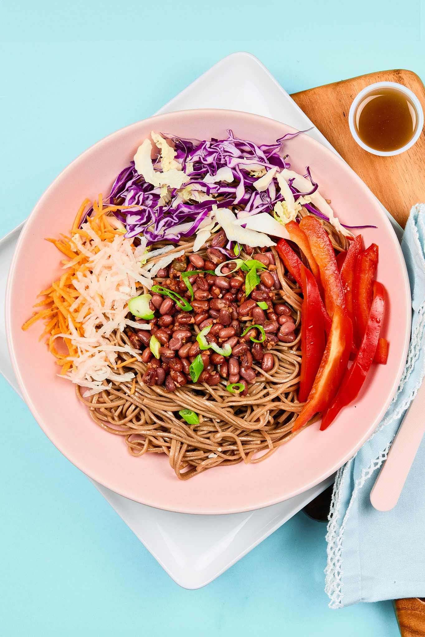 Adzuki Bean Soba Noodle Salad