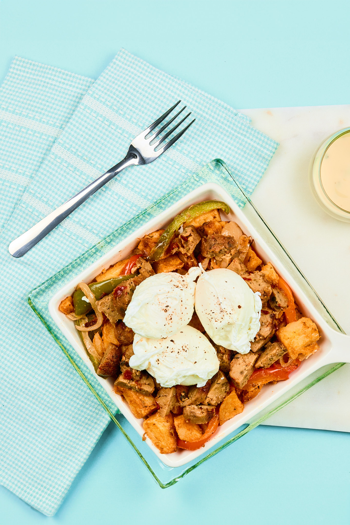 Vegan Sausage Benedict