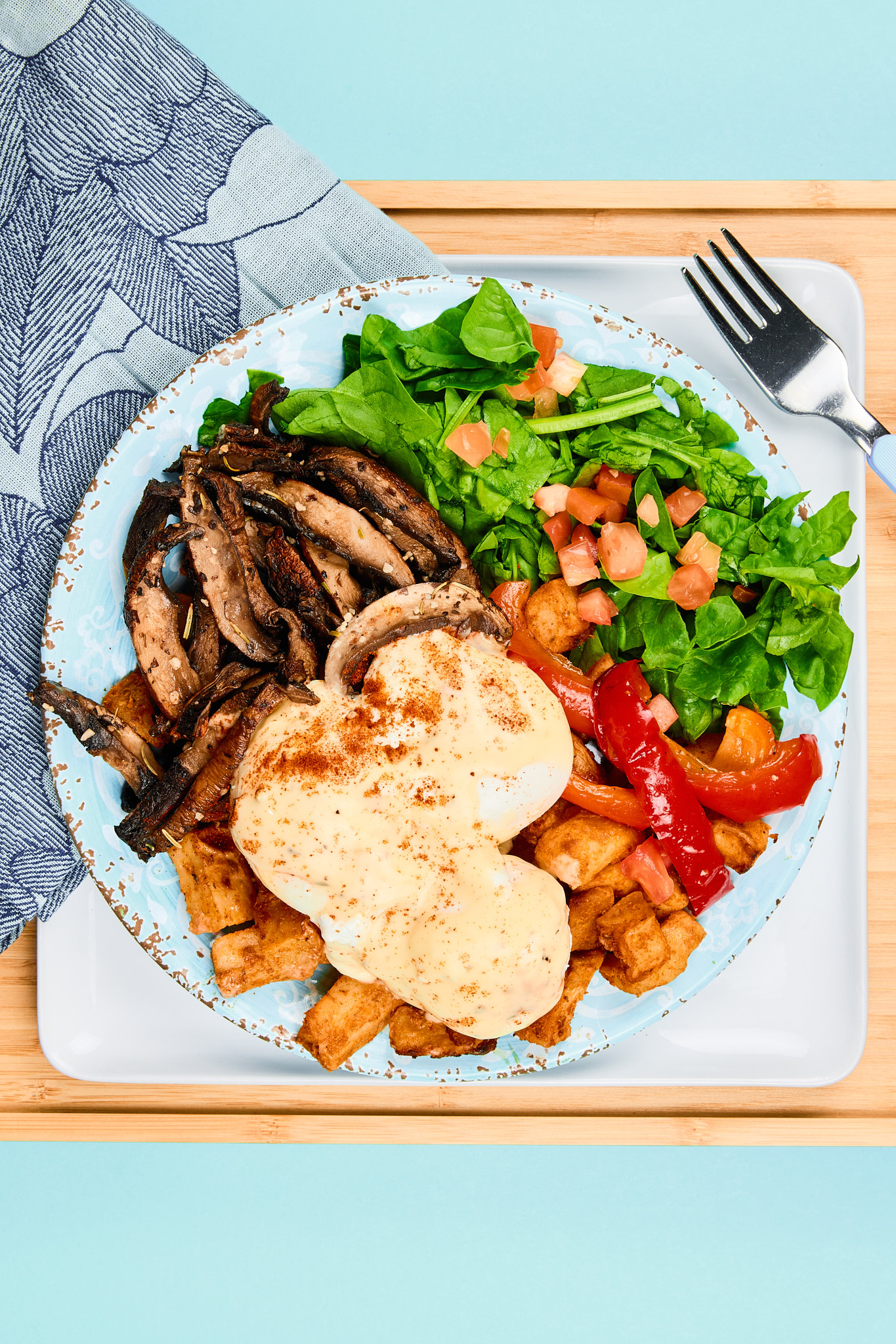 Portobello Mushroom Eggs Benedict