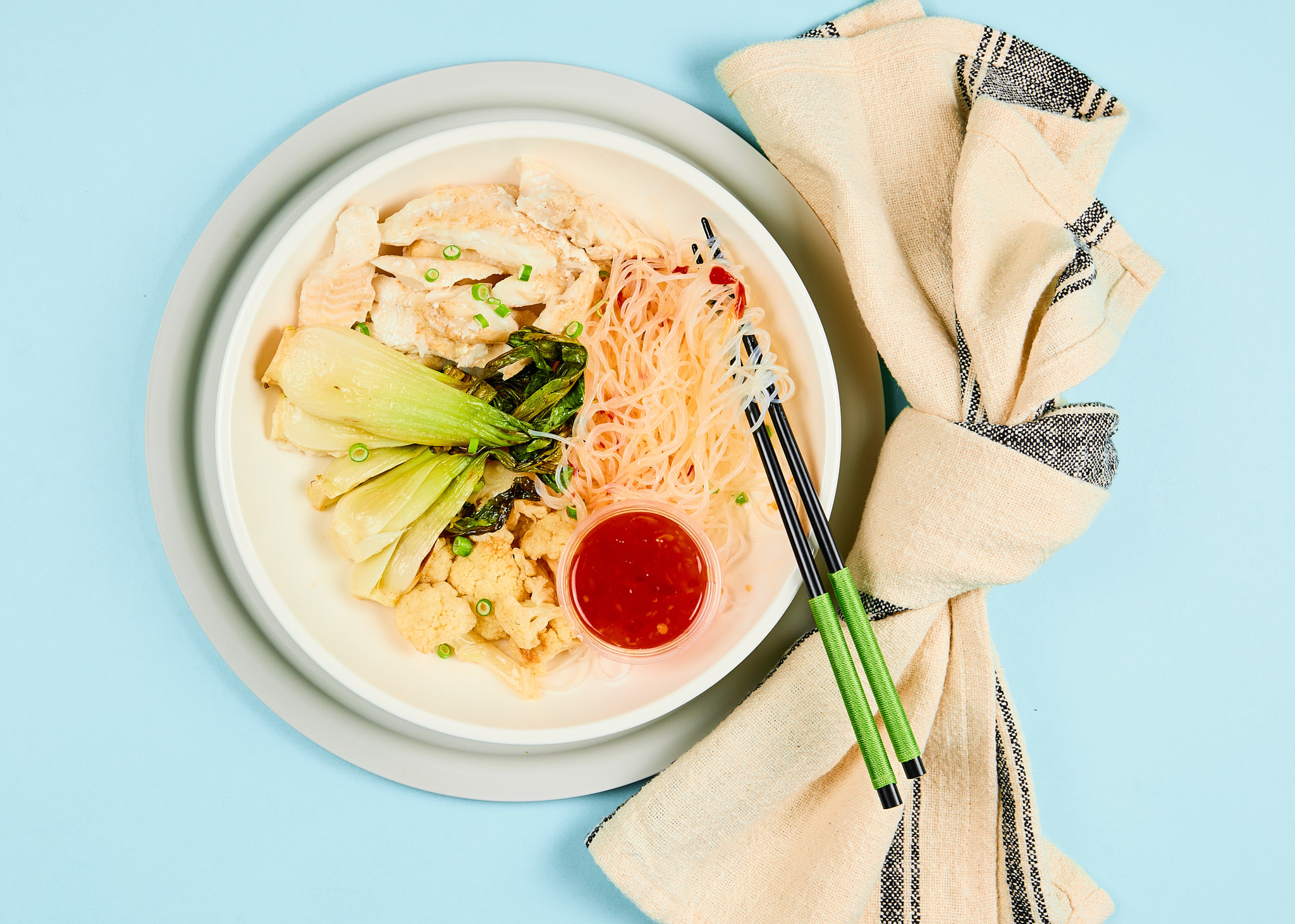 Wild Pacific Haddock with Sweet Chili Sauce