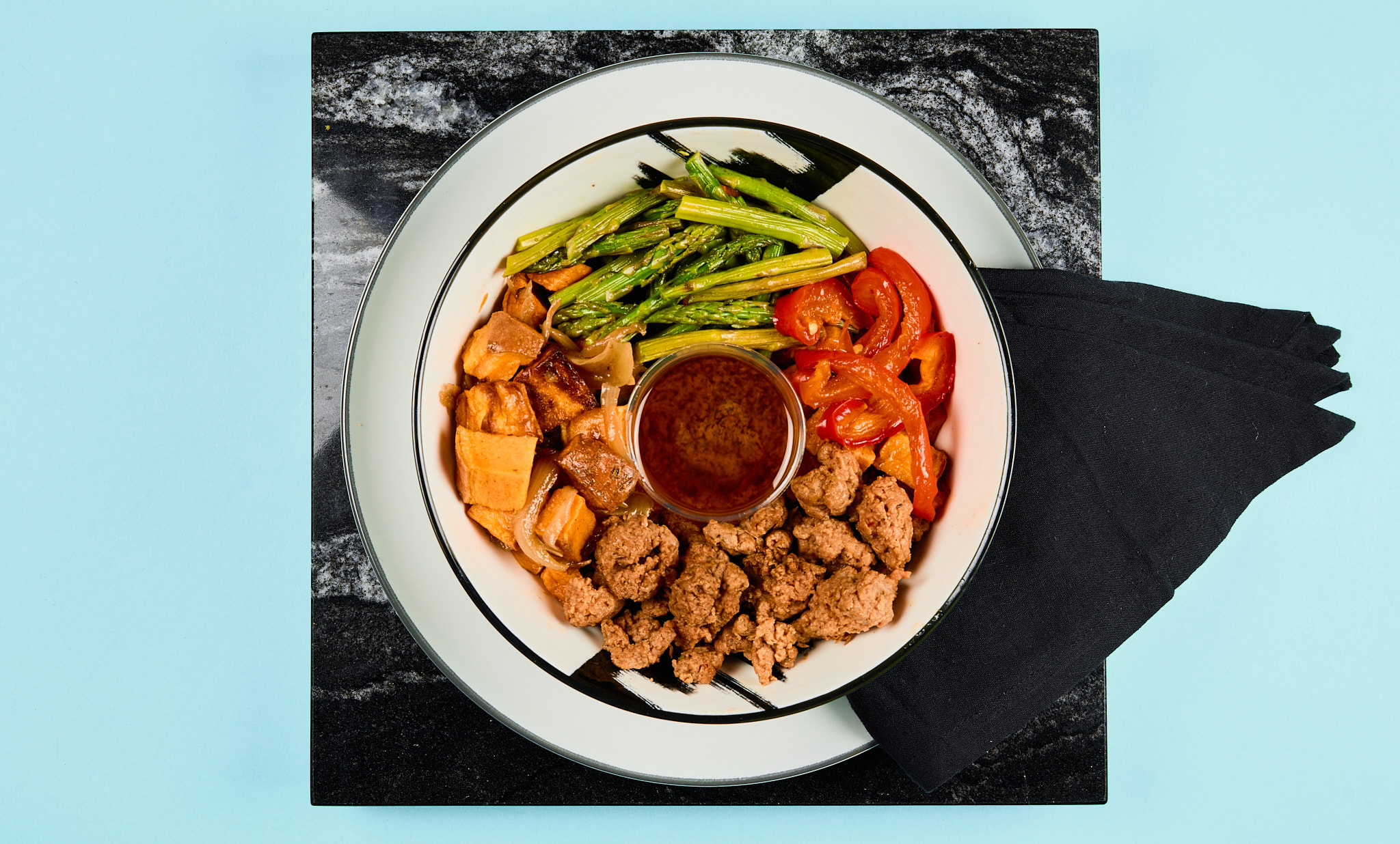Ground Turkey Bowl with Oregano Chimichurri