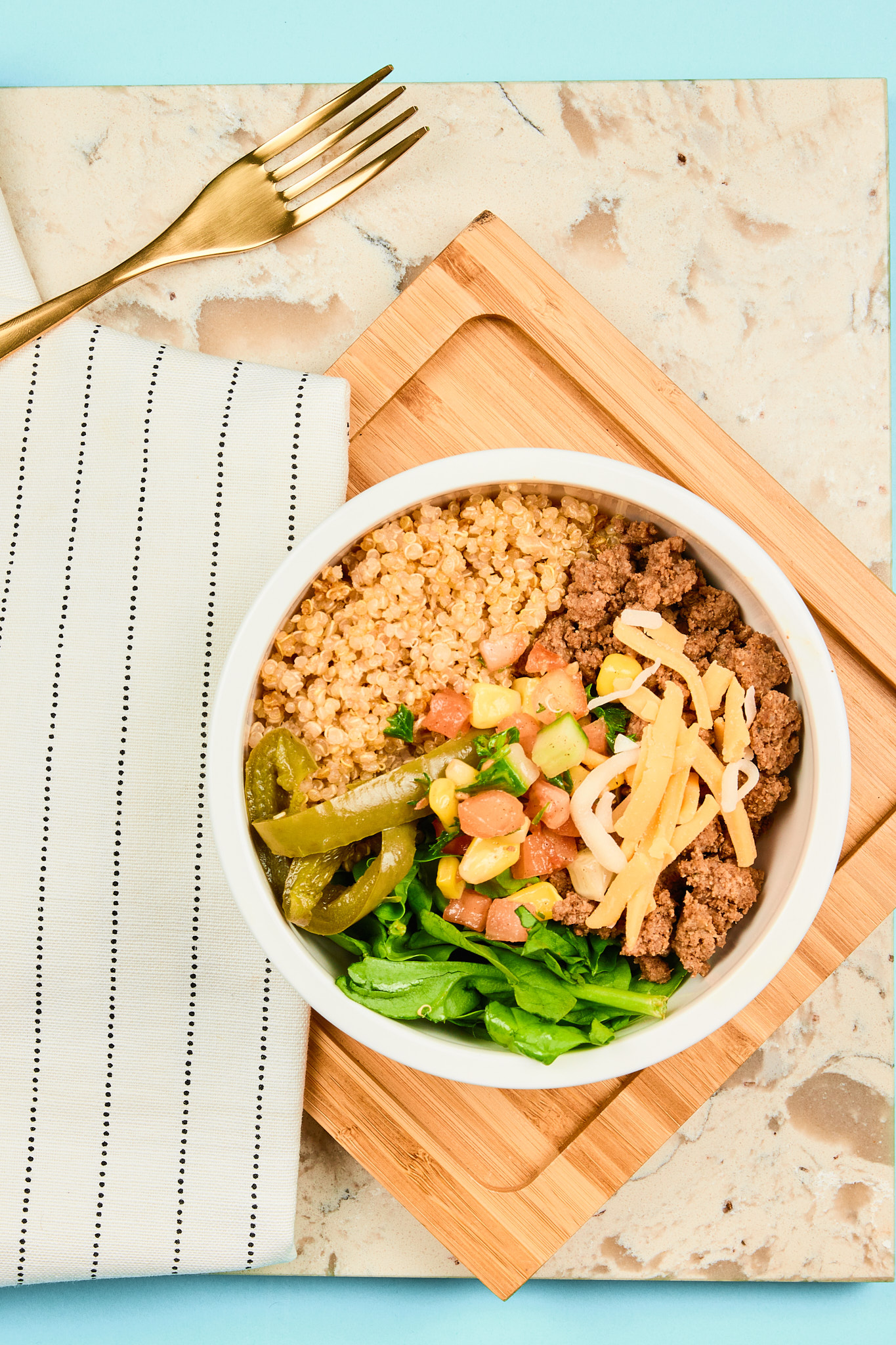 Cheesy Southwest Beyond Beef Bowl