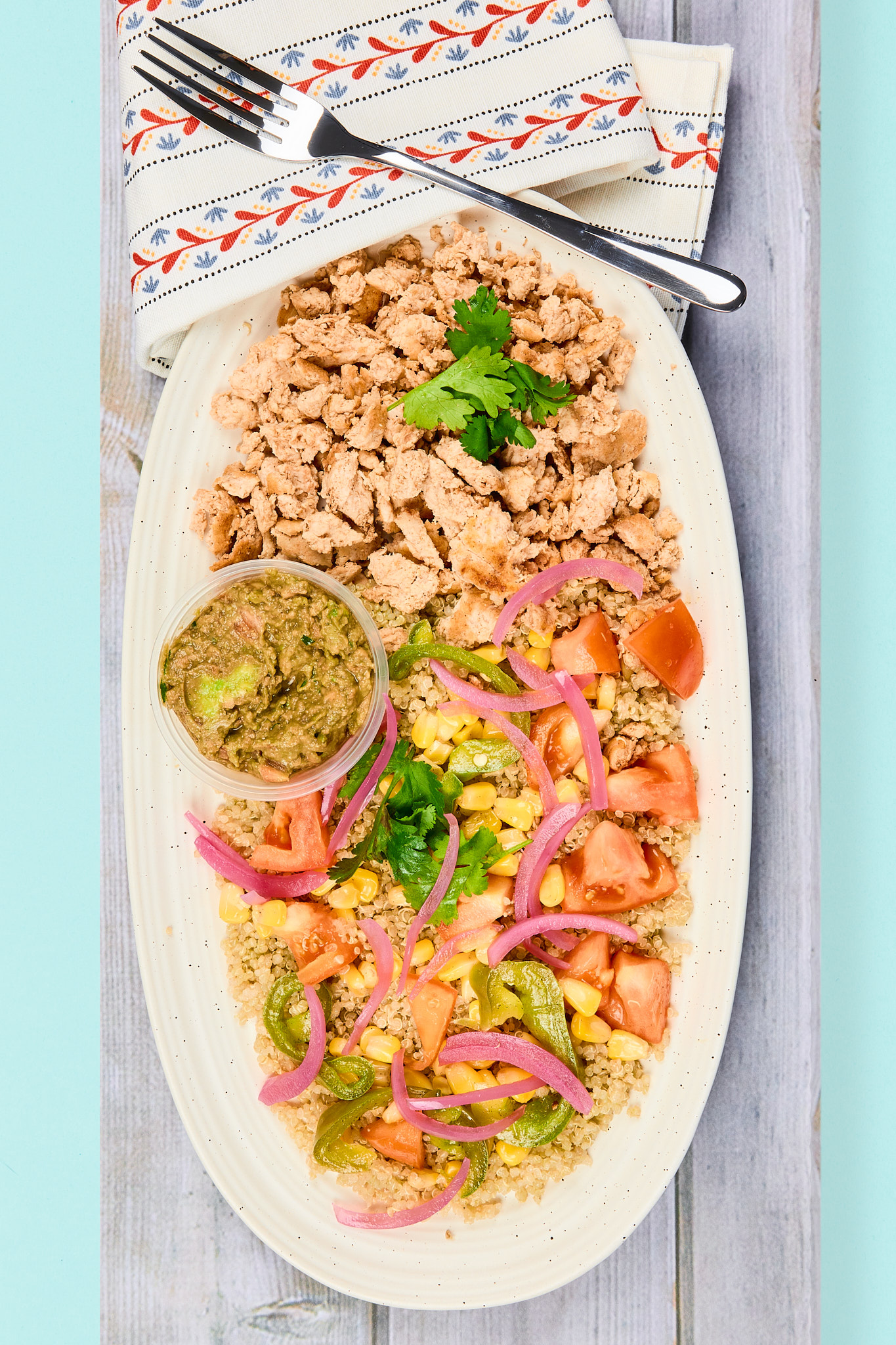 Chicken and Guacamole Bowl