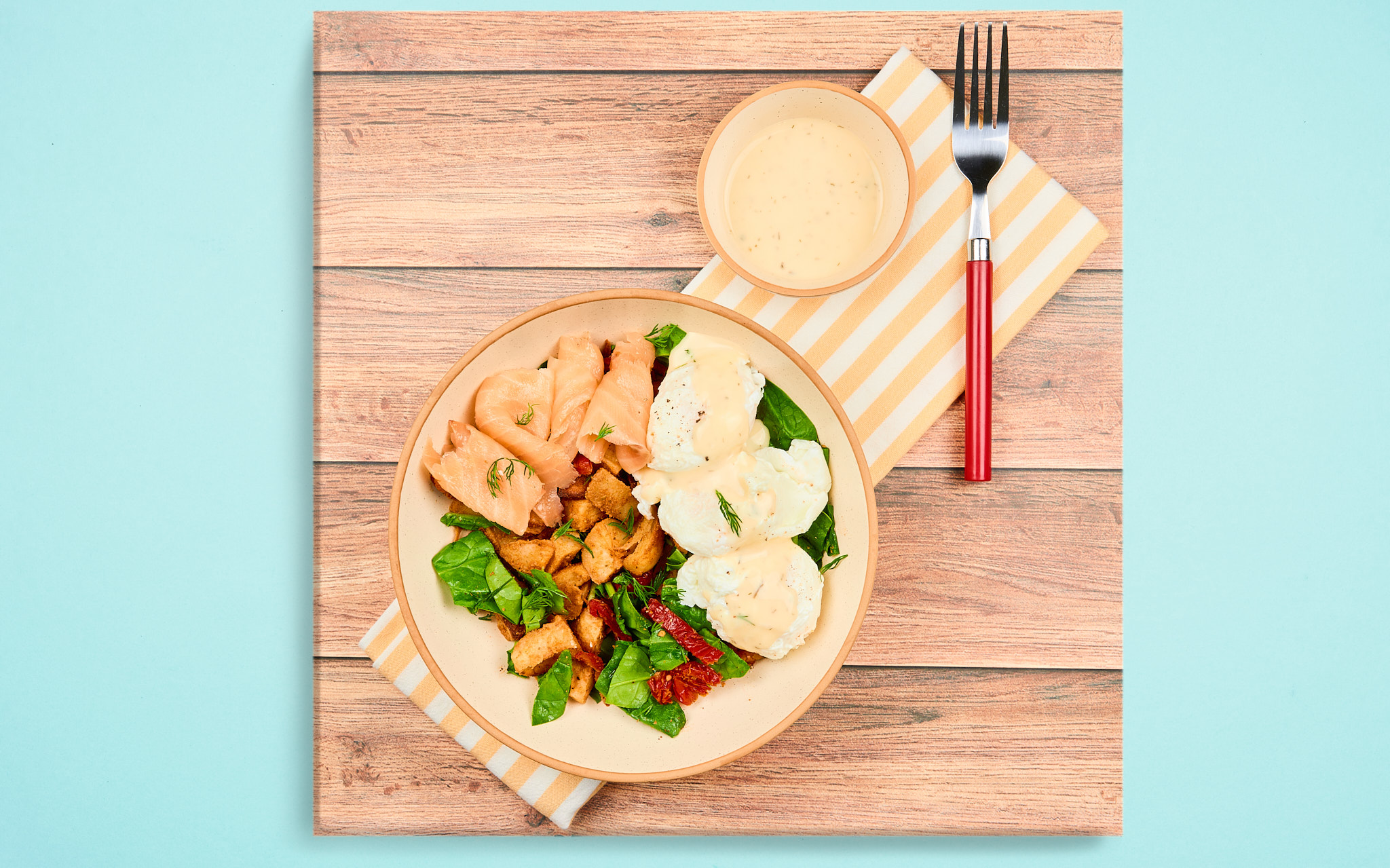 Smoked Salmon Benny with Lemon Dill Hollondaise