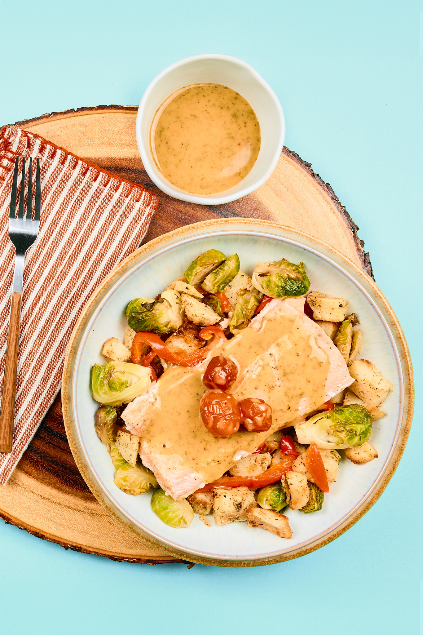 Roasted Mustard Salmon