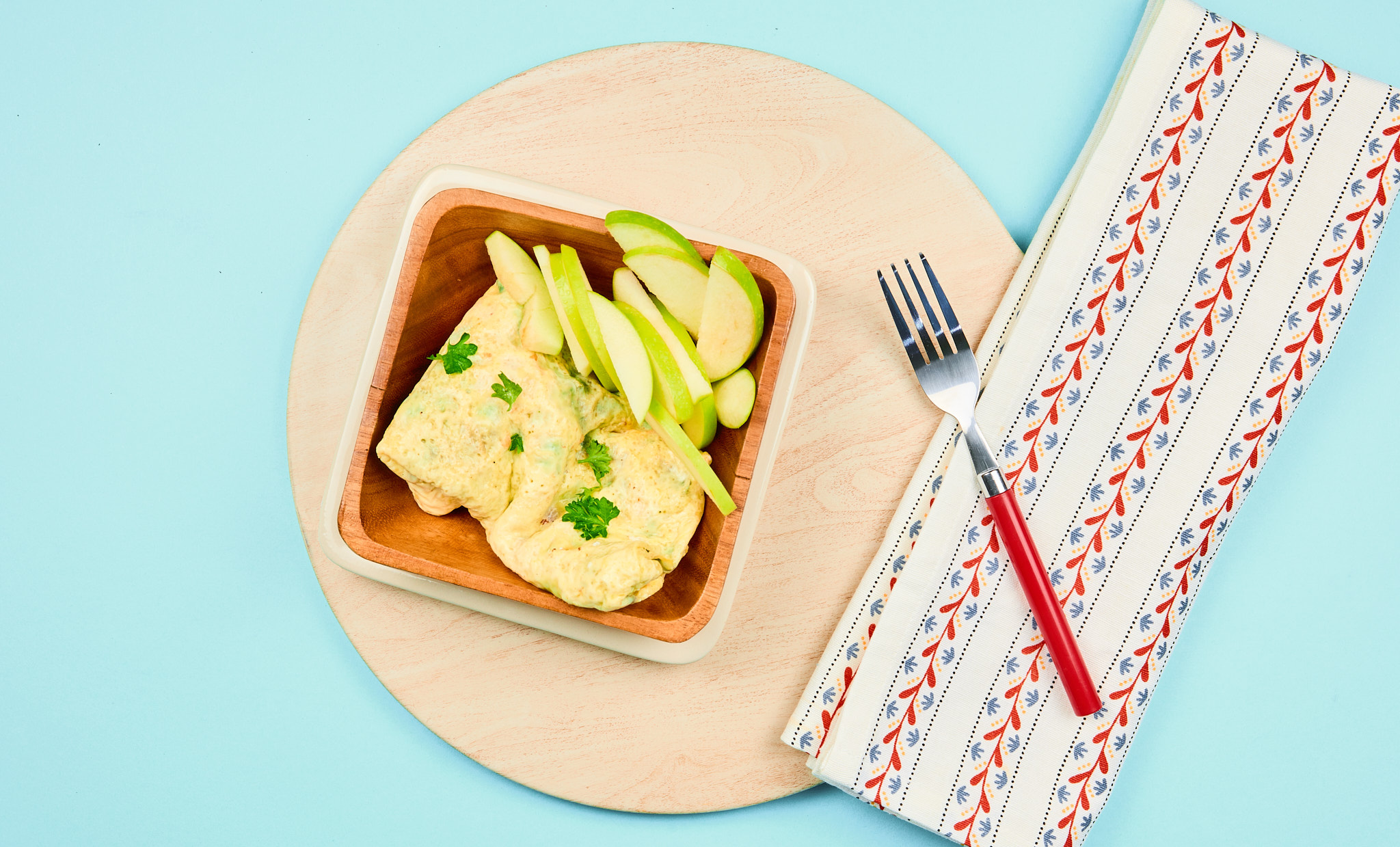 Mediterranean Omelette with Granny Smith Apples