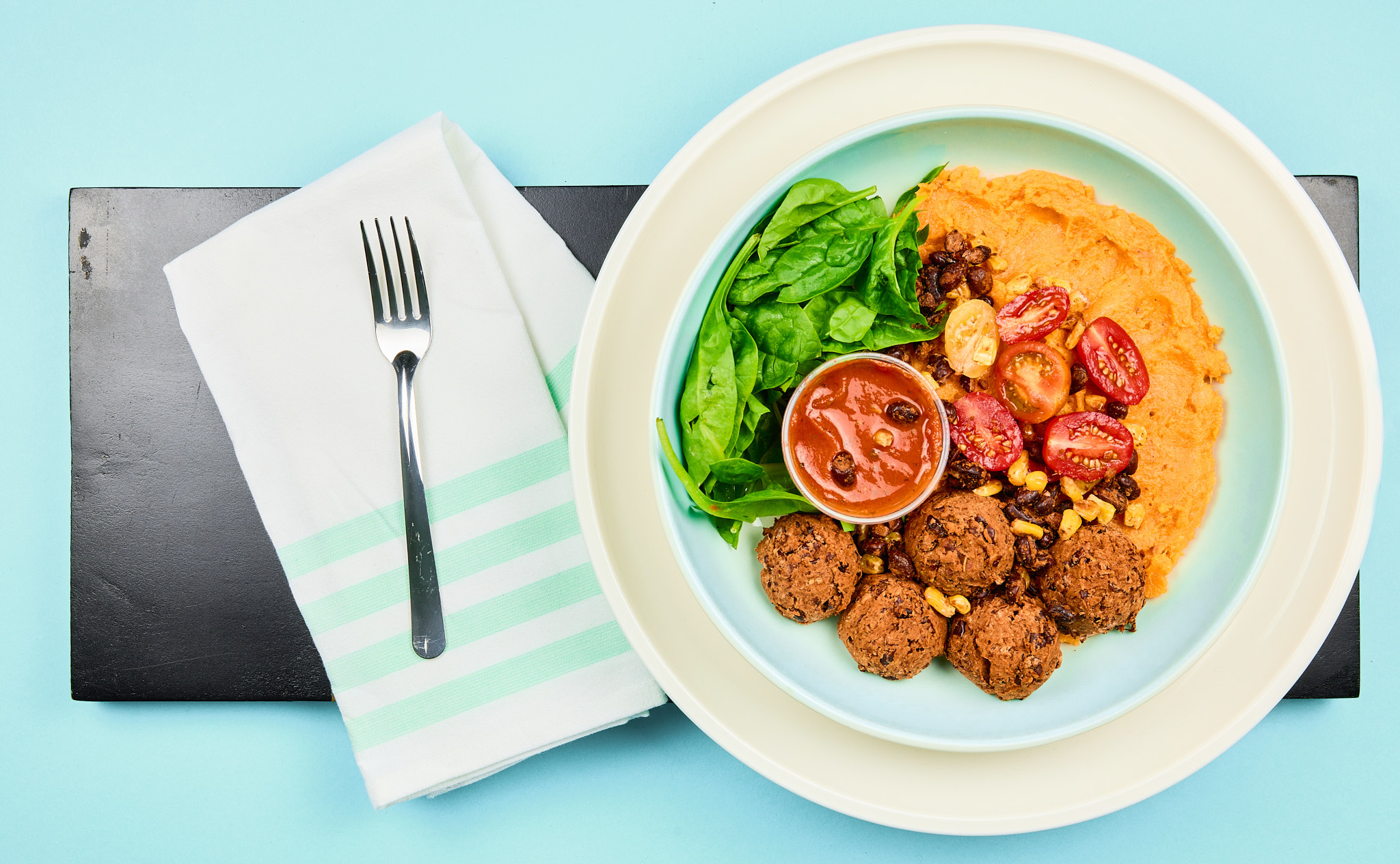 Black Bean Enchilada Bowl with Dos Amigos Sauce