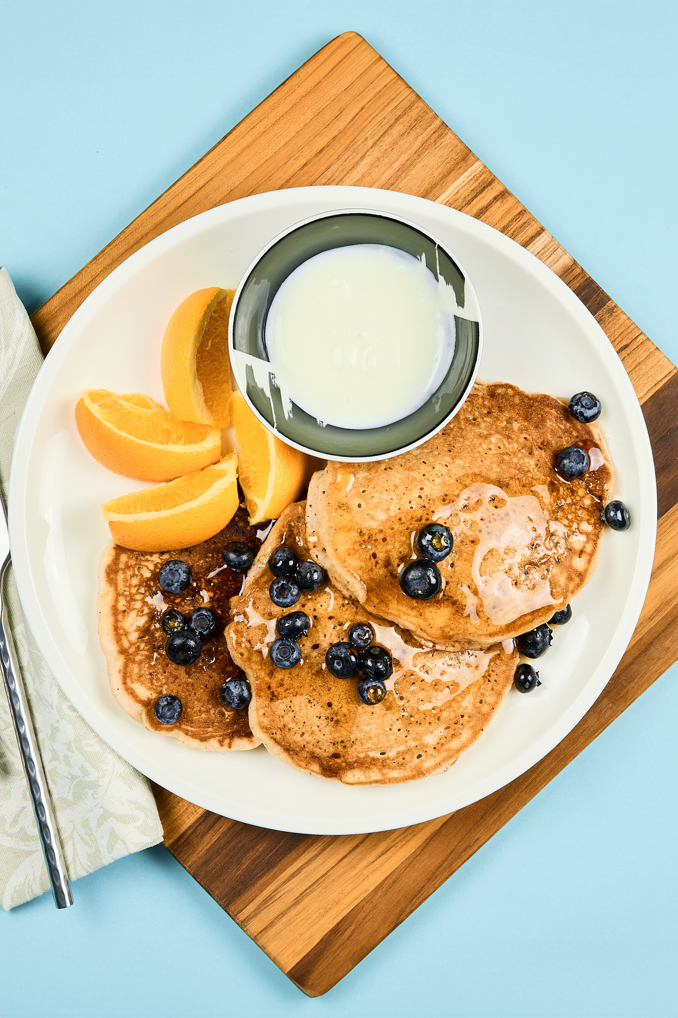 Protein Carrot Cake Pancakes