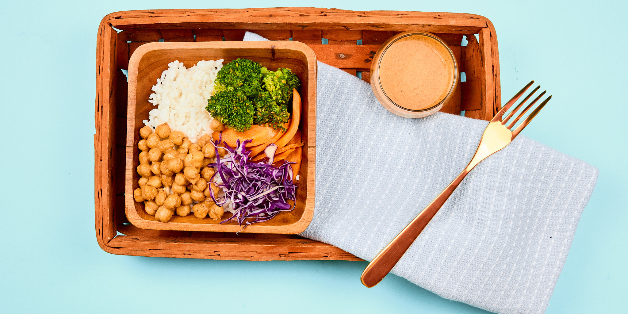 Thai Massaman Chickpea Curry On White Rice