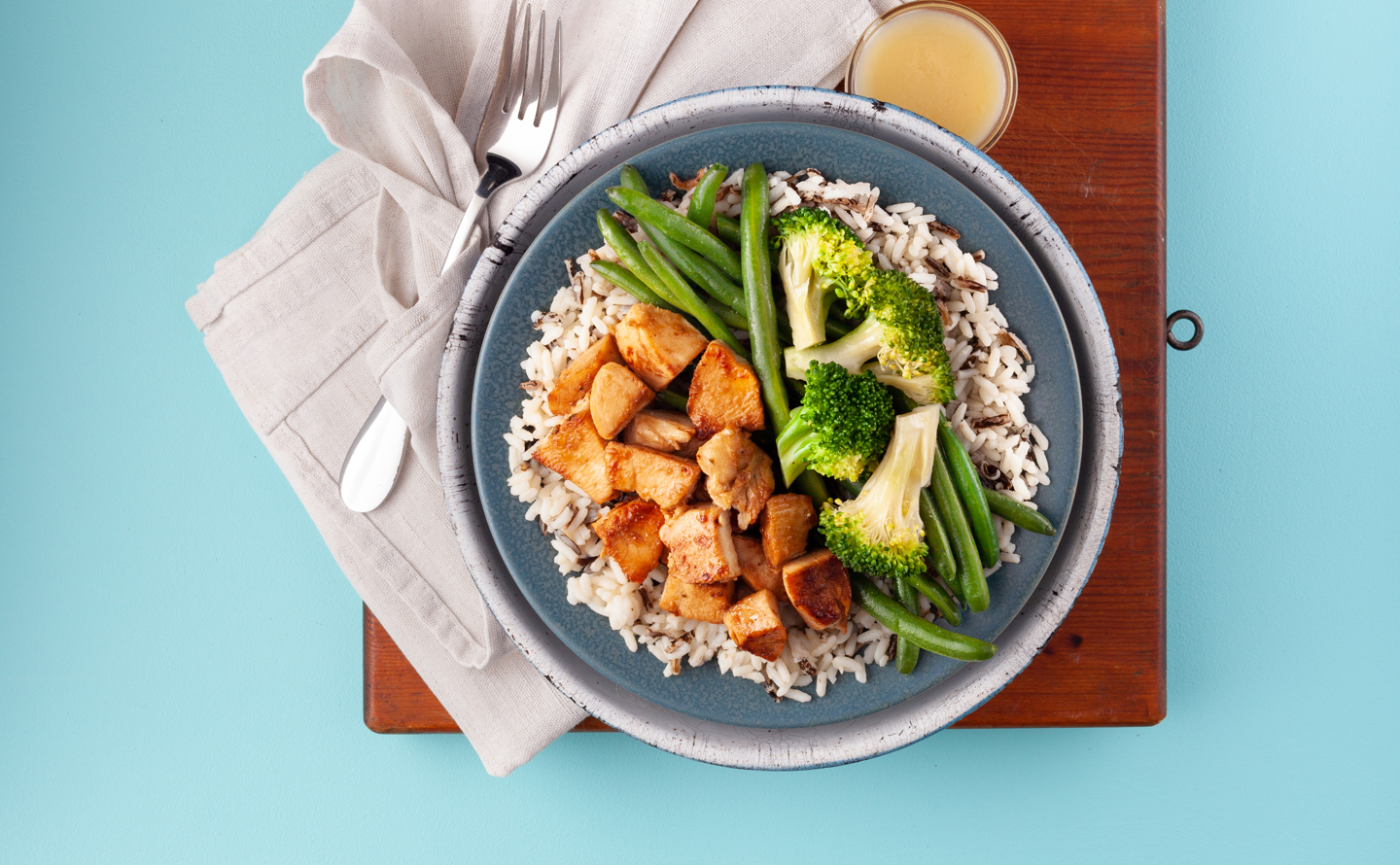 Honey Dijon Glazed Chicken with Herbed Quinoa